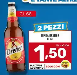 Il Centesimo Birra Dreher offerta