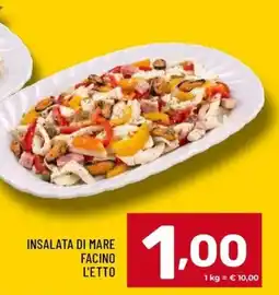 Il Centesimo INSALATA DI MARE FACINO L'ETTO offerta