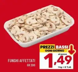 Il Centesimo Funghi affettati offerta