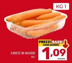 Il Centesimo CAROTE IN VASSOIO offerta