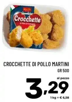 Il Centesimo Crocchette di pollo Martini offerta