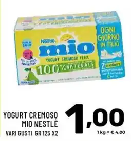 Il Centesimo YOGURT CREMOSO MIO NESTLÈ offerta