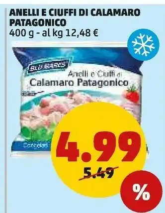 PENNY Anelli e ciuffi di calamaro patagonico offerta