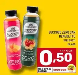 Il Centesimo Succoso Zero San Benedetto offerta