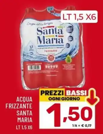 Il Centesimo Acqua frizzante Santa Maria offerta