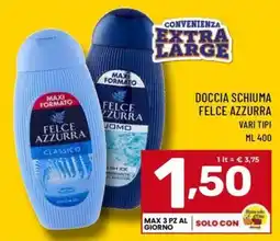 Il Centesimo Doccia schiuma Felce Azzurra offerta