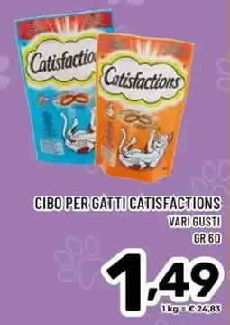 Il Centesimo Cibo per gatti Catisfactions offerta