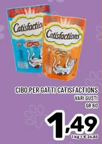 Il Centesimo Cibo per gatti Catisfactions offerta