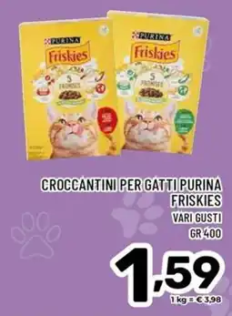 Il Centesimo Crocchettini per gatti Purina Friskies offerta
