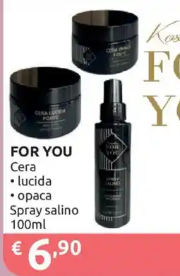 Ipersoap FOR YOU Cera lucida opaca offerta