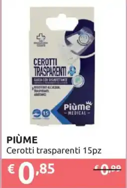 Ipersoap PIÙME Cerotti trasparenti offerta