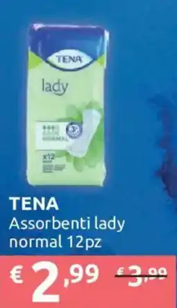 Ipersoap TENA Assorbenti lady normal offerta