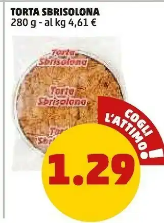 PENNY Torta sbrisolona offerta