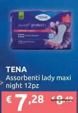Ipersoap TENA Assorbenti lady maxi night offerta