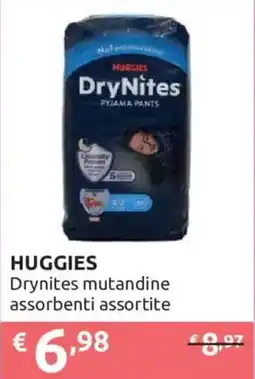 Ipersoap HUGGIES Drynites mutandine assorbenti assortite offerta