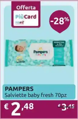 Ipersoap Pampers Salviette baby fresh offerta