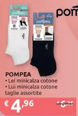 Ipersoap POMPEA Lei minicalza cotone Lui minicalza cotone offerta
