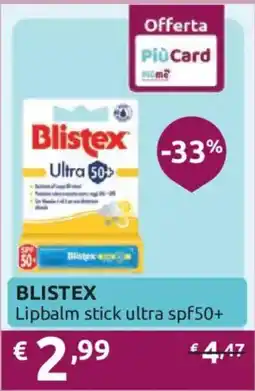 Ipersoap Blistex Lipbalm stick ultra spf50+ offerta