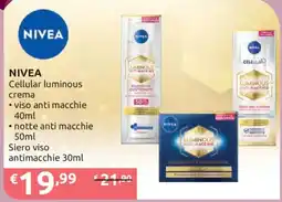 Ipersoap NIVEA Cellular luminous crema offerta
