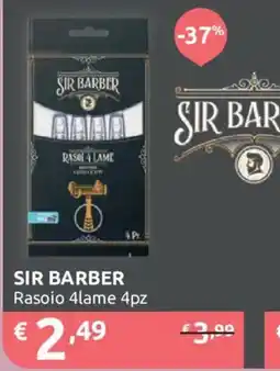 Ipersoap SIR BARBER Rasoi 4 lame offerta