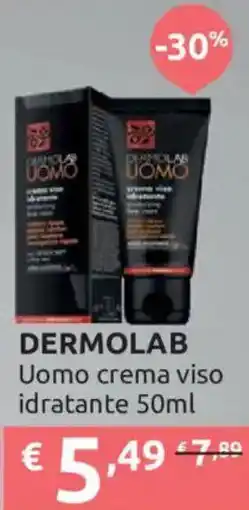 Ipersoap DERMOLAB Uomo crema viso idratante offerta