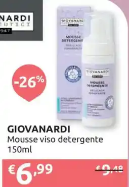 Ipersoap GIOVANARDI Mousse viso detergente offerta