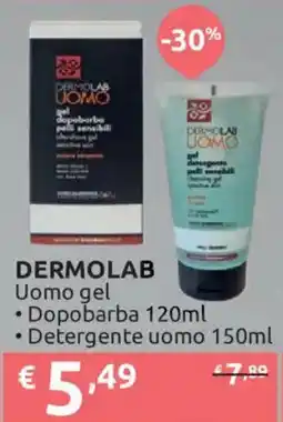 Ipersoap DERMOLAB Uomo gel offerta