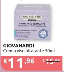 Ipersoap GIOVANARDI Crema viso idratante offerta