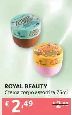 Ipersoap ROYAL BEAUTY Crema corpo assortita offerta