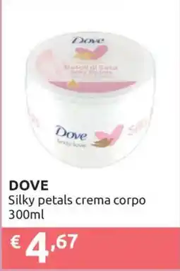Ipersoap DOVE Silky petals crema corpo offerta