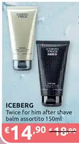 Ipersoap ICEBERG Twice for him after shave balm offerta