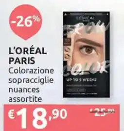 Ipersoap L'ORÉAL PARIS Colorazione sopracciglia nuance assortite offerta