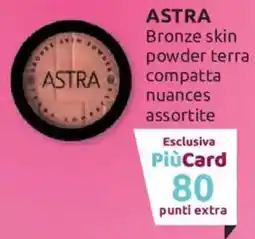 Ipersoap ASTRA Bronze skin powder terra compatta offerta