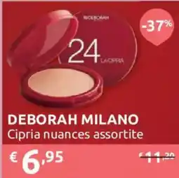 Ipersoap DEBORAH MILANO Cipria nuances assortite offerta