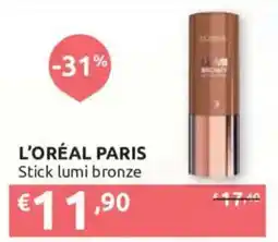 Ipersoap L'ORÉAL PARIS Stick lumi bronze offerta