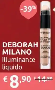 Ipersoap DEBORAH MILANO Illuminante liquido offerta