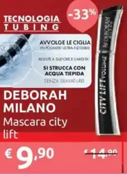 Ipersoap Deborah Milano Mascara city lift offerta