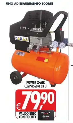 Deco Superstore POWER X-AIR COMPRESSORE 24 LT offerta