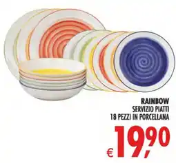 Deco Superstore RAINBOW SERVIZIO PIATTI offerta