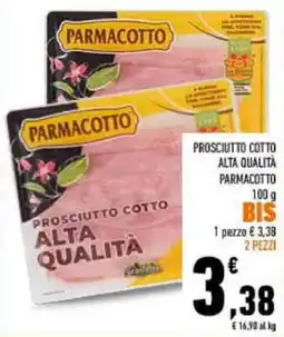 Conad Prosciutto cotto alta qualità Parmacotto offerta