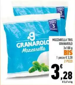 Conad Mozzarella Tris Granarolo offerta