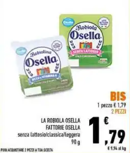 Conad Robiola Osella senza lattosio offerta