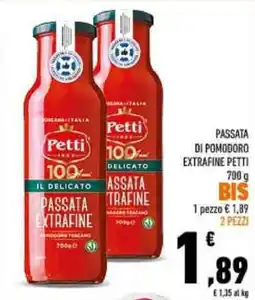 Conad Passata di pomodoro extrafine Petti offerta