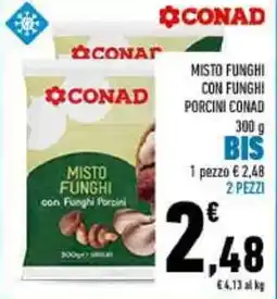 Conad Misto Funghi con Funghi Porcini CONAD offerta