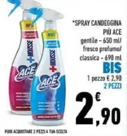Conad Spray candeggina più ACE offerta