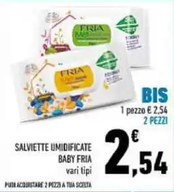 Conad Salviette umidificate Baby Fria offerta