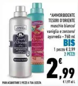 Conad Ammorbidente Tesori d'Oriente offerta