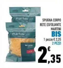 Conad SPUGNA CORPO RETE ESFOLIANTE MARTINI BIS offerta