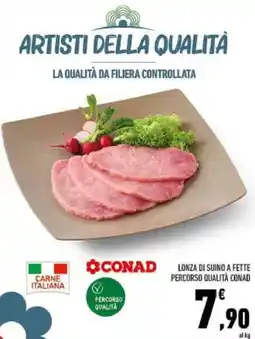 Conad Lonza di suino a fette Percorso Qualità CONAD offerta