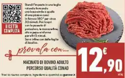 Conad MACINATO DI BOVINO ADULTO PERCORSO QUALITÀ CONAD offerta